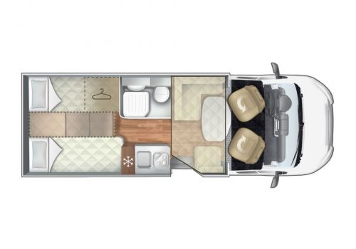 Autocaravana Perfilada ROLLER TEAM Kronos 285 TL de Ocasión