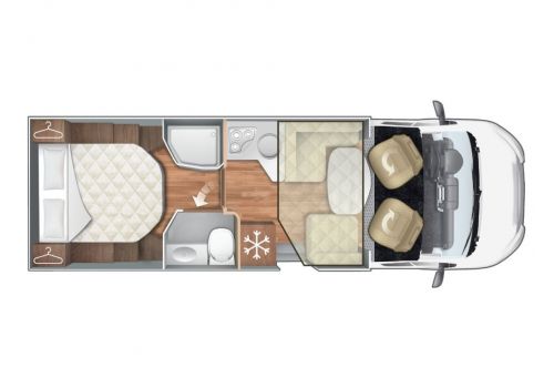 Autocaravana Perfilada ROLLER TEAM Kronos 265 TL de Ocasión