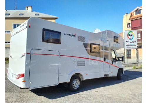 Autocaravana Capuchina SUNLIGHT A-70 de Ocasión