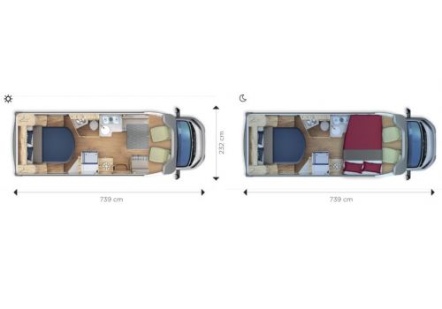 Autocaravana Perfilada GIOTTILINE Therry T38 de Ocasión