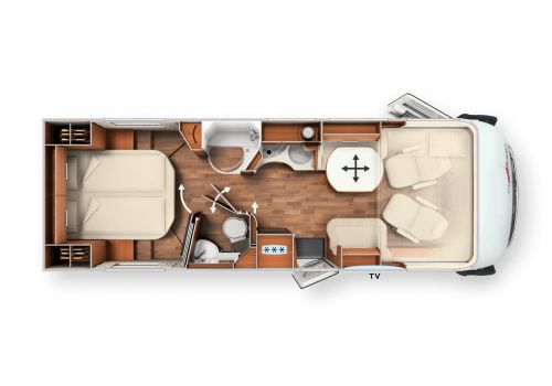 Autocaravana Integral CARTHAGO Chic C-Line I 5.3 de Ocasión