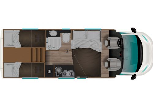 Autocaravana Perfilada ITINEO PJ 700 de Ocasión