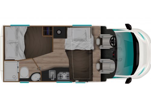 Autocaravana Perfilada ITINEO PF600 Modelo 2021 de Ocasión