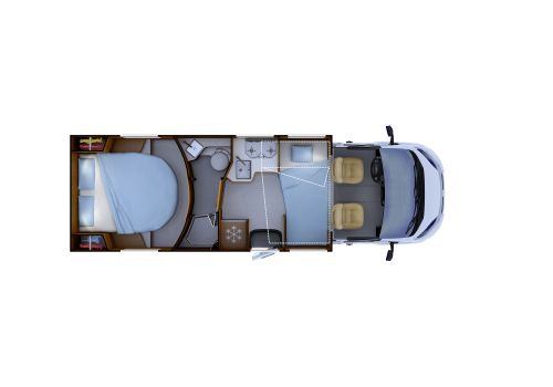 Autocaravana Perfilada RAPIDO 696 F Ultimate Line de Ocasión