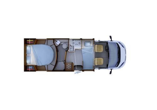 Autocaravana Perfilada RAPIDO 686 F Ultimate Line de Ocasión