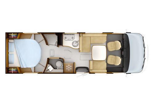 Autocaravana Integral RAPIDO i 190 Distinction de Ocasión