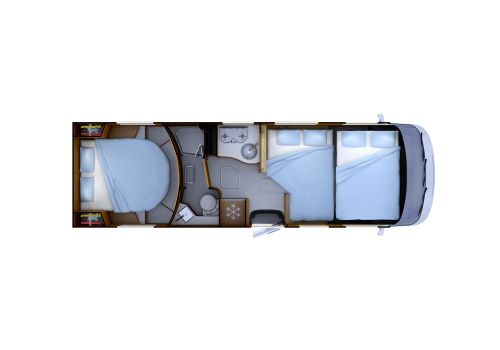 Autocaravana Integral RAPIDO i 190 Distinction de Ocasión