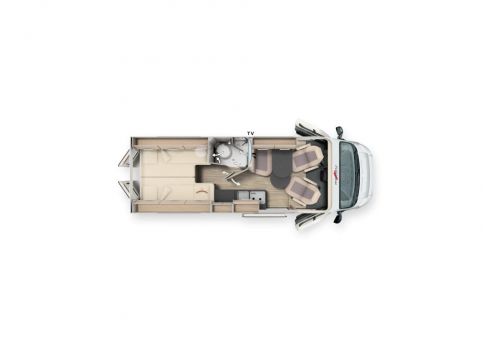 Furgoneta Cámper MALIBU Van Two Rooms 640 LE RB Nueva en Venta