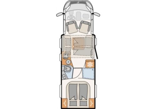 Autocaravana Perfilada DETHLEFFS Pulse T 7051 DBL de Ocasión