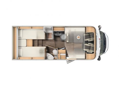 Autocaravana Perfilada SUNLIGHT T 68 de Ocasión