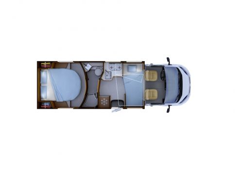Autocaravana Perfilada RAPIDO 696F Ultimate Line de Ocasión