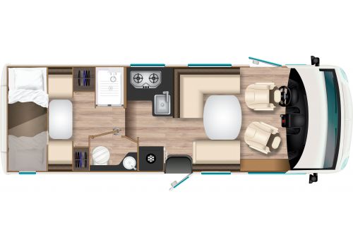 Autocaravana Integral ITINEO SB740 Modelo 2021 de Ocasión