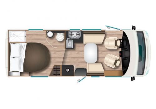 Autocaravana Integral ITINEO MC 700 Modelo 2021 de Ocasión