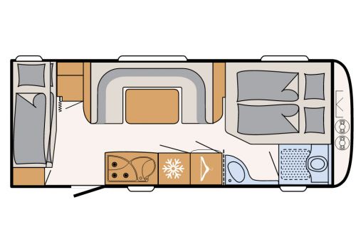 Caravana DETHLEFFS Nomad 560 FMK modelo 2016 de Ocasión