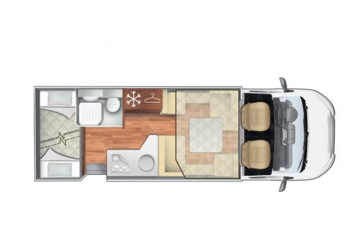 Autocaravana Perfilada ROLLER TEAM Kronos 274 TL de Ocasión