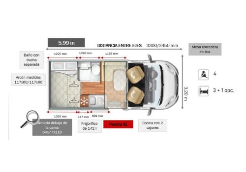 Autocaravana Perfilada ROLLER TEAM Zefiro 291 TL de Ocasión