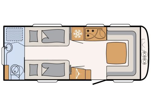 Caravana DETHLEFFS Nomad 560 RET modelo 2016 de Ocasión