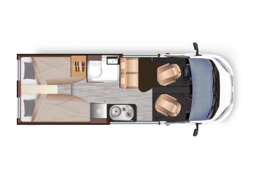 Furgoneta Cámper DREAMER D68 Exclusive de Ocasión