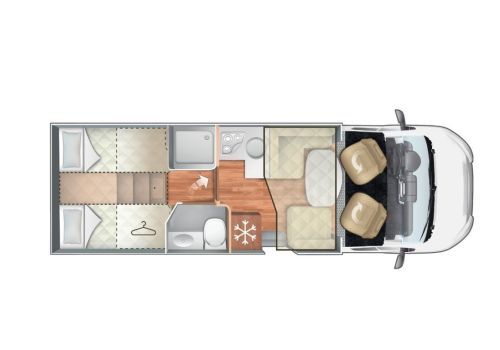 Autocaravana Perfilada ROLLER TEAM Kronos 284 TL de Ocasión