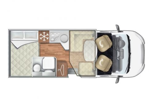 Autocaravana Perfilada ROLLER TEAM Kronos 294 TL de Ocasión