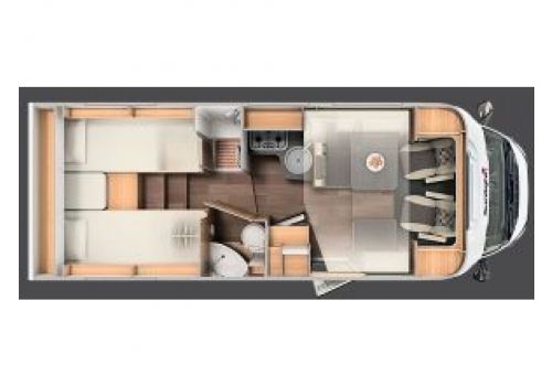 Autocaravana Perfilada SUNLIGHT T 68 de Ocasión