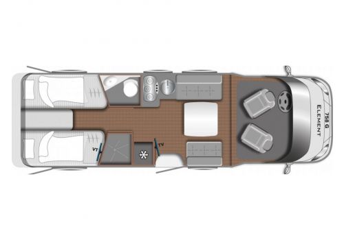 Autocaravana Perfilada LMC Element T 758 G de Ocasión