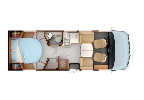 Autocaravana Integral RAPIDO 8086 DF Nueva en Venta