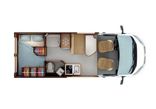 Furgoneta Cámper RAPIDO V55 Modelo 2022 de Ocasión