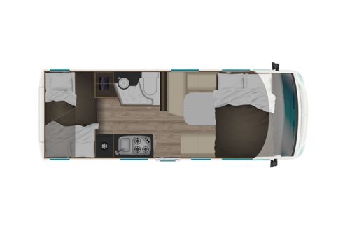 Autocaravana Integral ITINEO CS660 de Ocasión