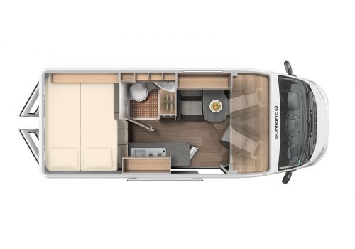 Furgoneta Cámper SUNLIGHT Camper Van Cliff 601 de Ocasión