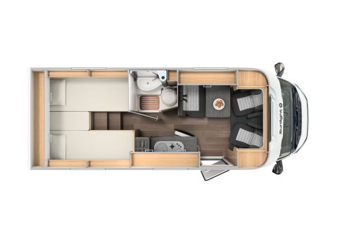Autocaravana Perfilada SUNLIGHT V66 Adventure Edition de Ocasión