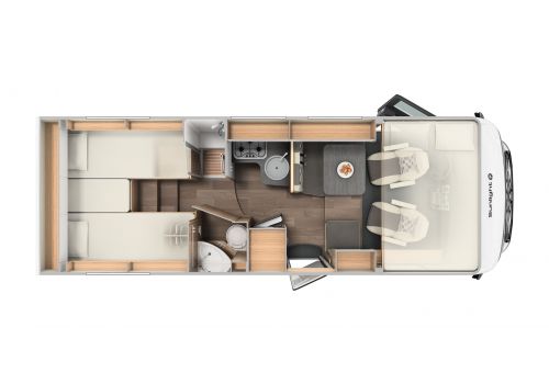 Autocaravana Integral SUNLIGHT I68 de Ocasión