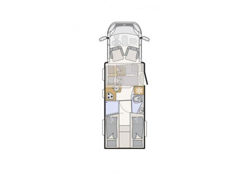 Autocaravana Perfilada DETHLEFFS Trend T7057 EB Modelo 2022 de Ocasión