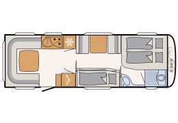 Caravana DETHLEFFS Nomad 730 FKR modelo 2016 de Ocasión