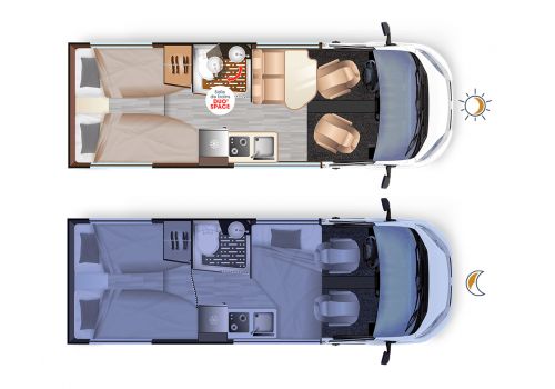Furgoneta Cámper DREAMER D68 Limited Select Modelo 2022 de Ocasión