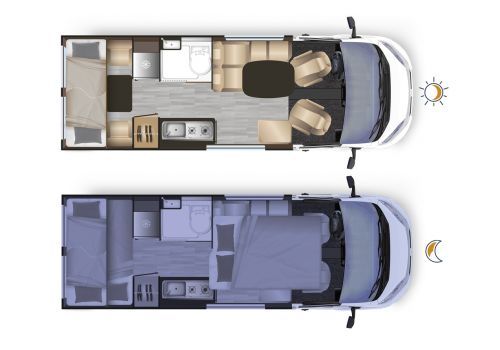 Furgoneta Cámper DREAMER Fourgon Camper Five Fun de Ocasión