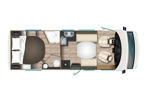 Autocaravana Integral ITINEO MC740 Modelo 2023 de Ocasión
