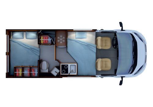 Furgoneta Cámper RAPIDO V55 Modelo 2022 de Ocasión