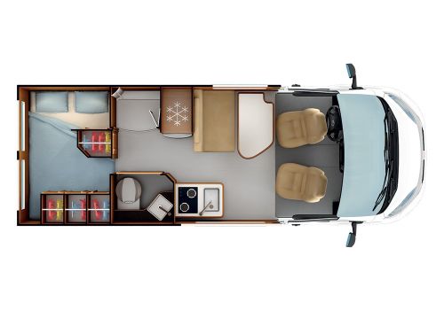 Furgoneta Cámper RAPIDO V55 Modelo 2022 de Ocasión