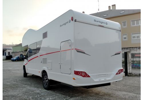 Autocaravana Capuchina SUNLIGHT A72 de Ocasión