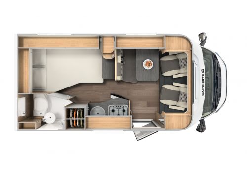 Autocaravana Perfilada SUNLIGHT T58 Modelo 2022 de Ocasión