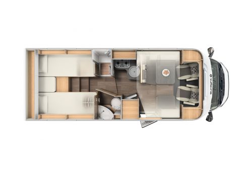 Autocaravana Perfilada SUNLIGHT T68 Adventure Edition Modelo 2022 de Ocasión