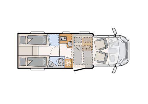 Autocaravana Perfilada DETHLEFFS Just T7052 EB Modelo 2022 de Ocasión