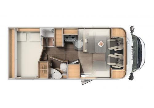 Autocaravana Perfilada SUNLIGHT T65 de Ocasión