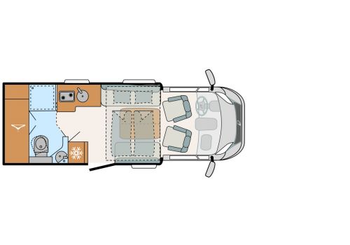 Autocaravana Perfilada DETHLEFFS Just T 6762 Modelo 2022 de Ocasión