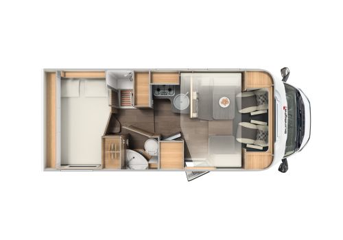Autocaravana Perfilada SUNLIGHT T65 de Ocasión