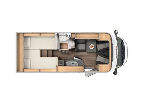 Autocaravana Perfilada SUNLIGHT V66 de Ocasión