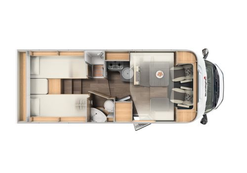 Autocaravana Perfilada SUNLIGHT T68 de Ocasión