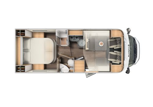 Autocaravana Perfilada SUNLIGHT T69L en Alquiler