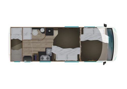 Autocaravana Integral ITINEO SB700 Modelo 2022 de Ocasión
